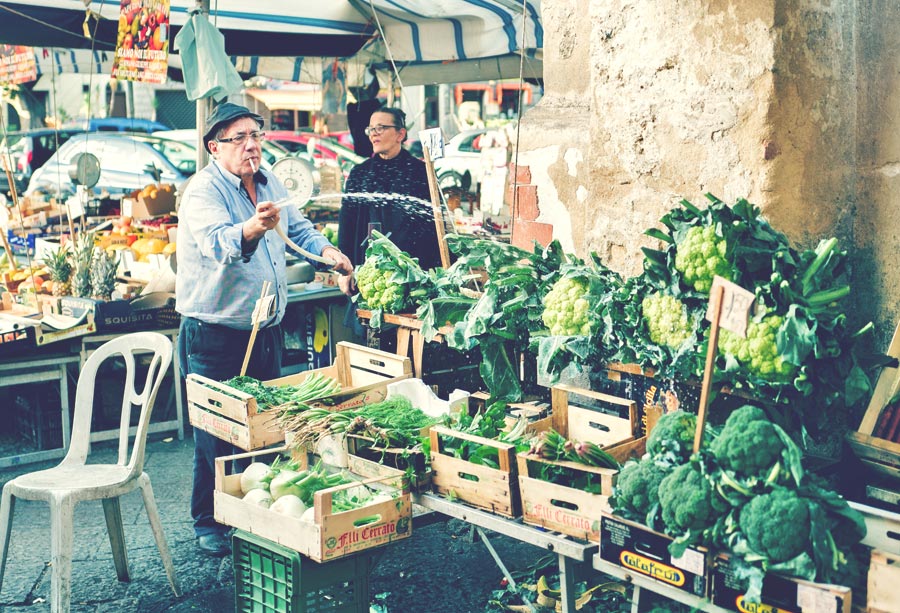 Markt in Italien
