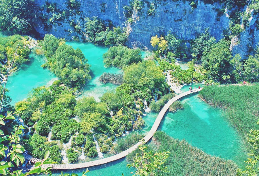 Nationalpark Plitvicer Seen in Kroatien