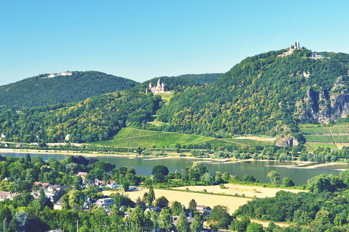 Drachenfels im Rheinland