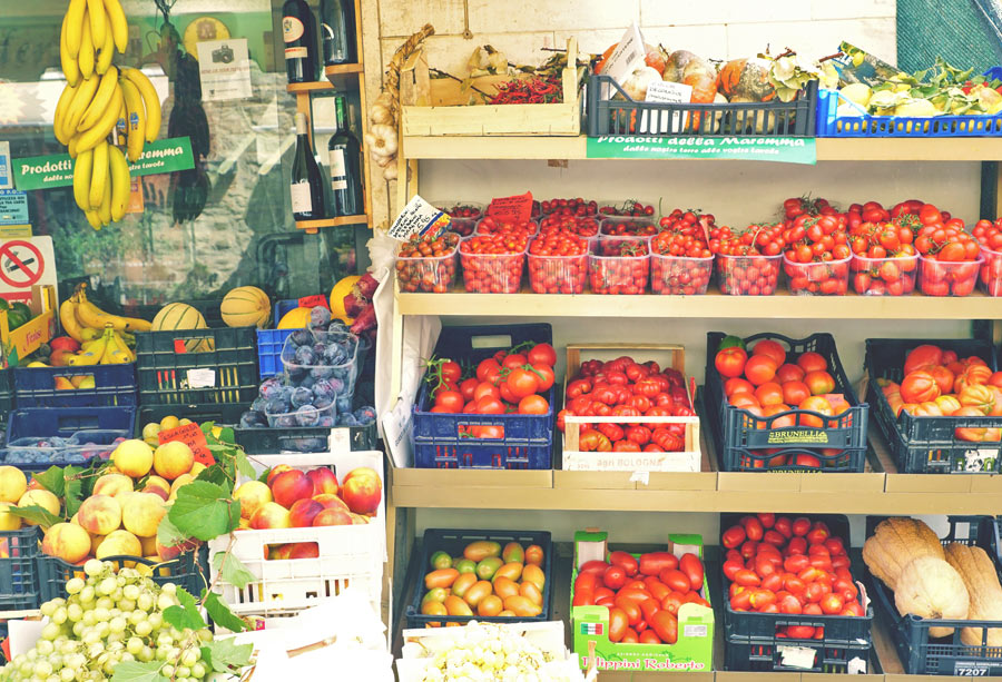 Tomaten Markt in Italien