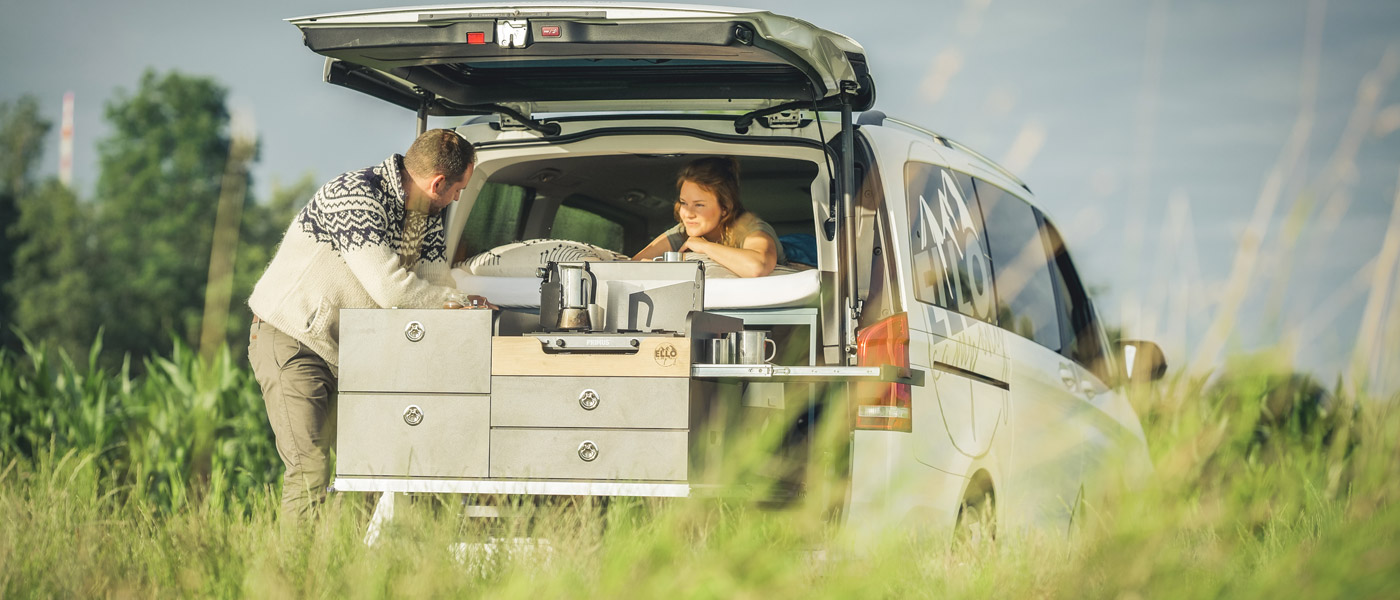 Die ElloBox - Die Campingbox für den Kofferraum 
